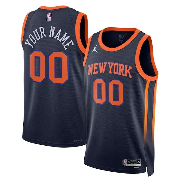 New York NYK Swingman Jersey - authentic swingman-jersey - Navy