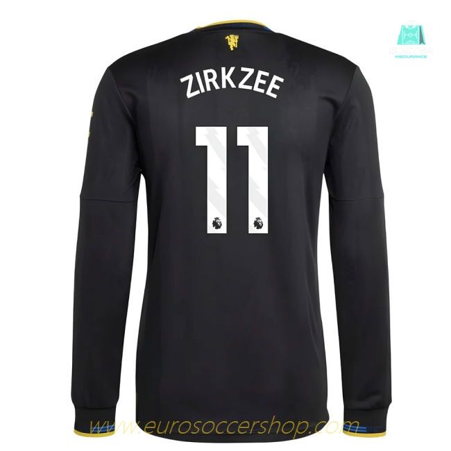 2025-2026 Man Utd Authentic Long Sleeve Third Shirt (Zirkzee 11)