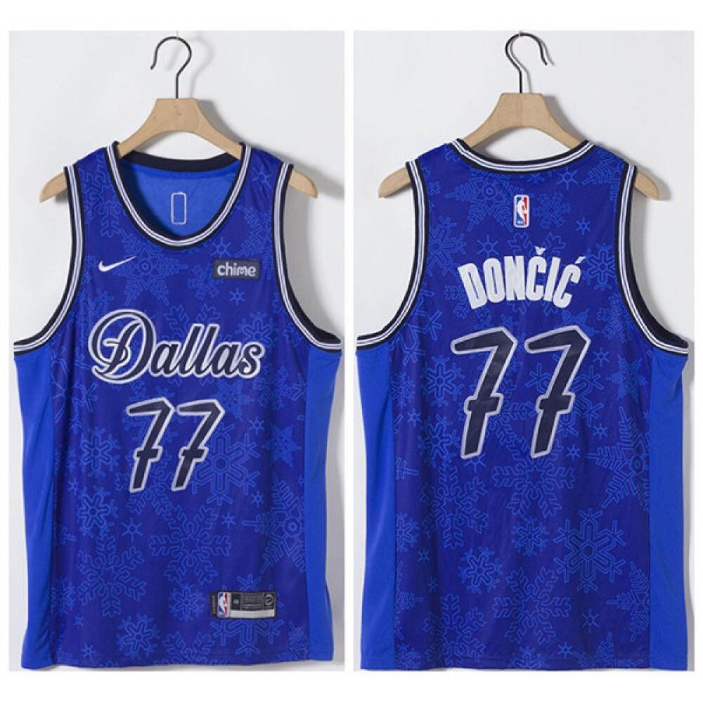 Classic Dallas Mavericks 77 Jersey Blue - NBA Collection
