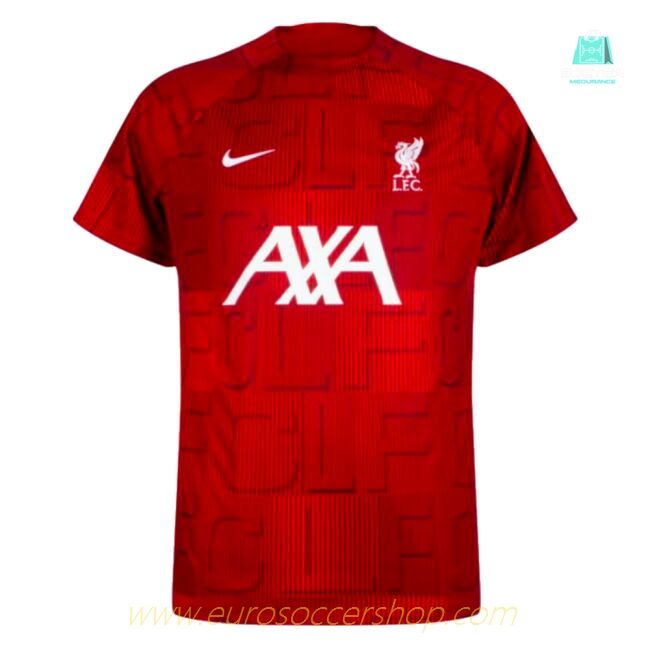 2023-2024 Liverpool Pre-Match Home Shirt (Red) (Your Name)