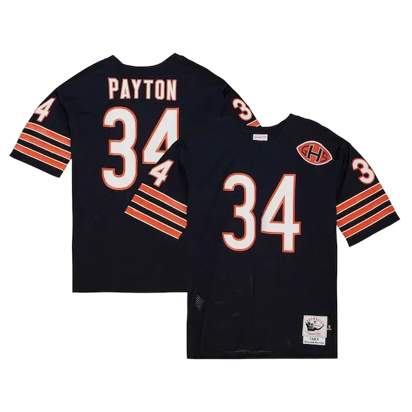 None Walter Payton  Jersey - Navy | NFL Player Jersey | NFL Football
