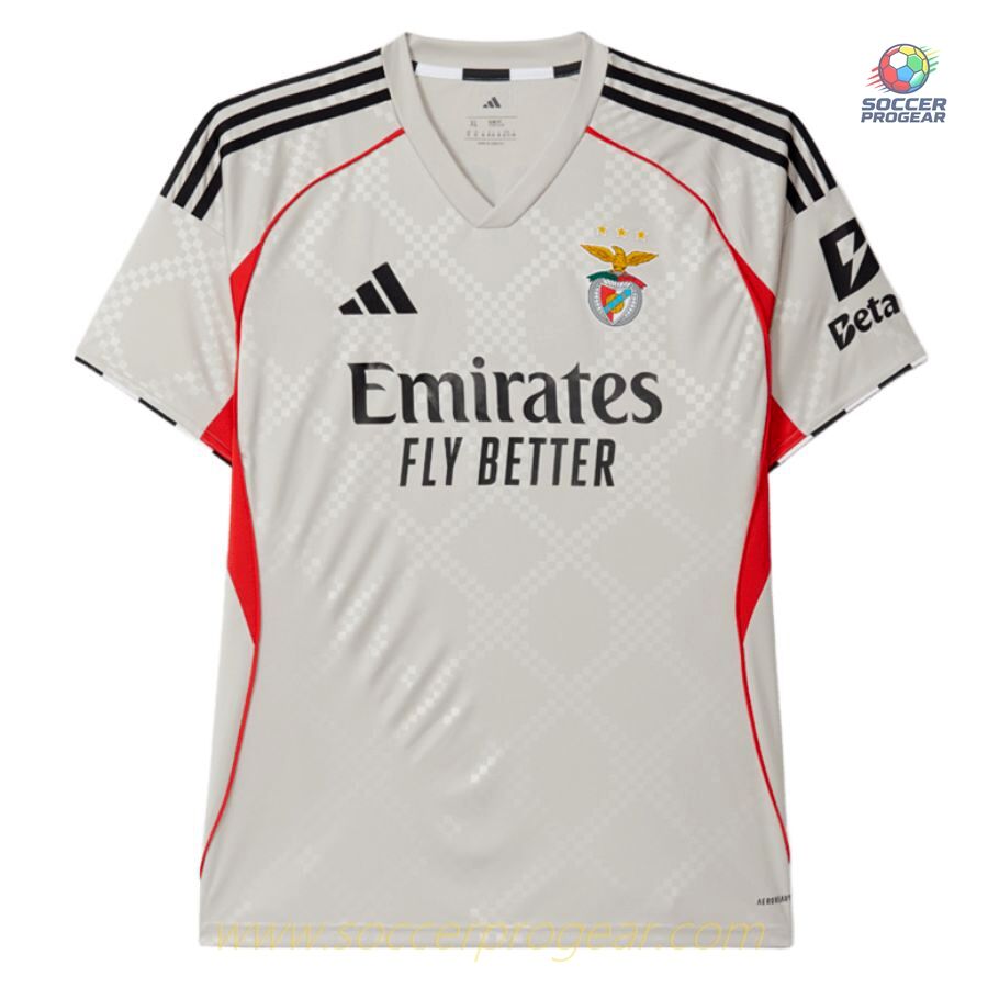 Benfica Away Children'sren's Soccer Uniform Football Jersey 2025/26 Collection