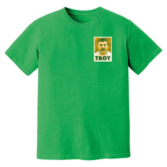 Troy Parrott Number 7 T-Shirt (Green) Premium Performance