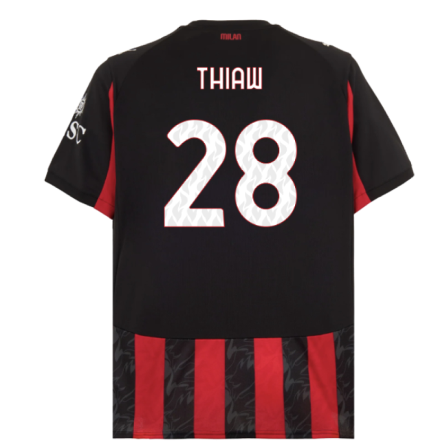 2025-2026 Ac Milan Home - Premium Replica - Game Day - Premium Replica