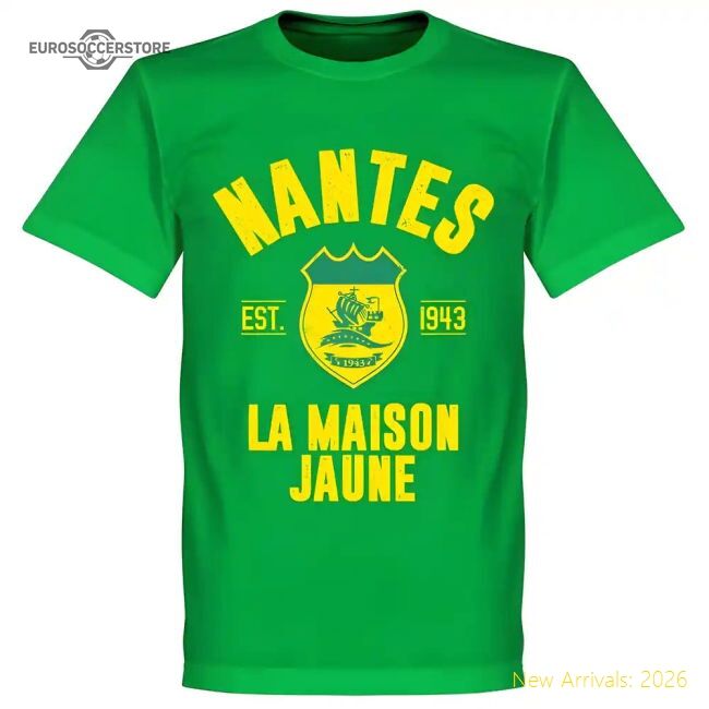 Popular Supporter Nantes Established T-Shirt - Green