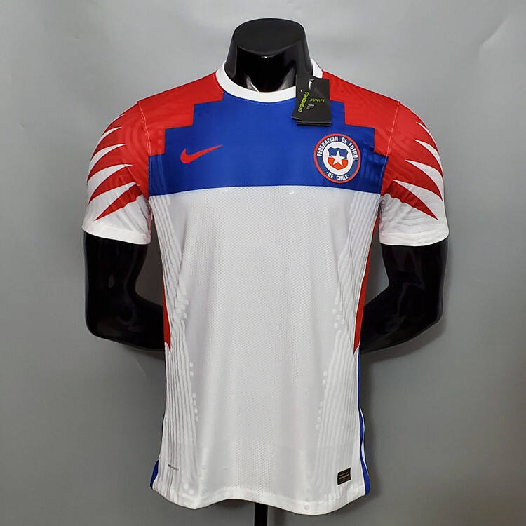 Professional Grade Chile 2020-21 Away WhiteBlue Soccer Jersey