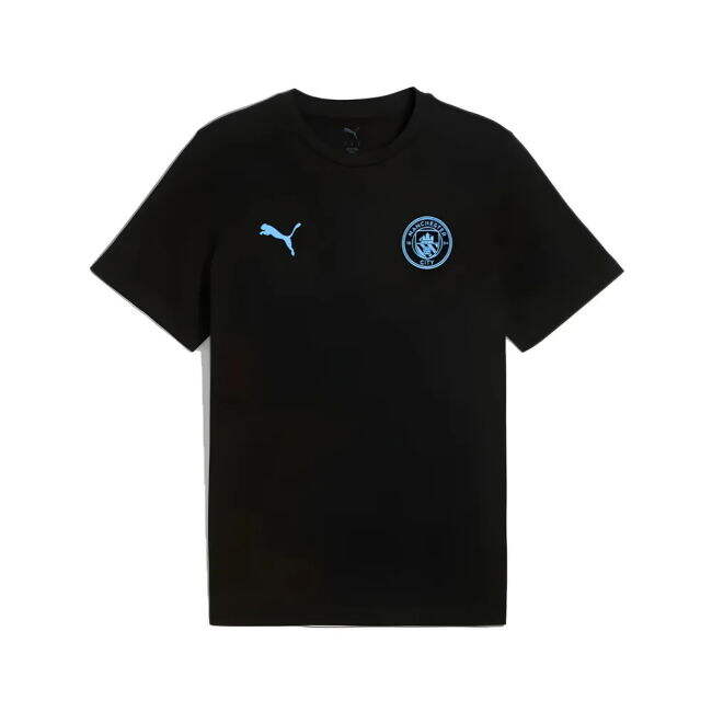 Retro Man City 2025-2026 Man City FtblESS Tee (Black) for Supporter...