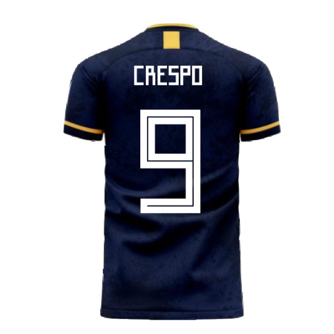 CRESPO 9 Player Issue Style Argentina High Standard Away Player Jersey