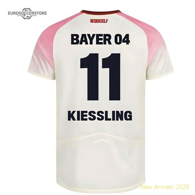 2025-2026 Bayer Leverkusen Alternate Jersey (kids) (kiessling 11)