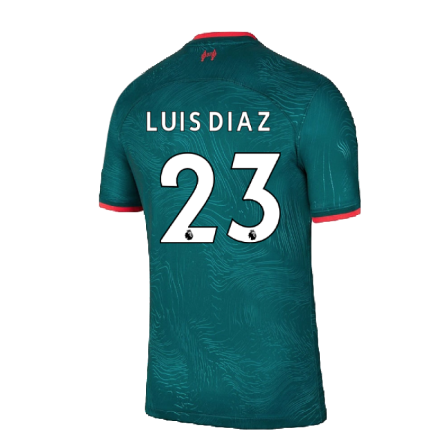 Liverpool Genuine 2022-2023 Liverpool Third Shirt (LUIS DIAZ 23)