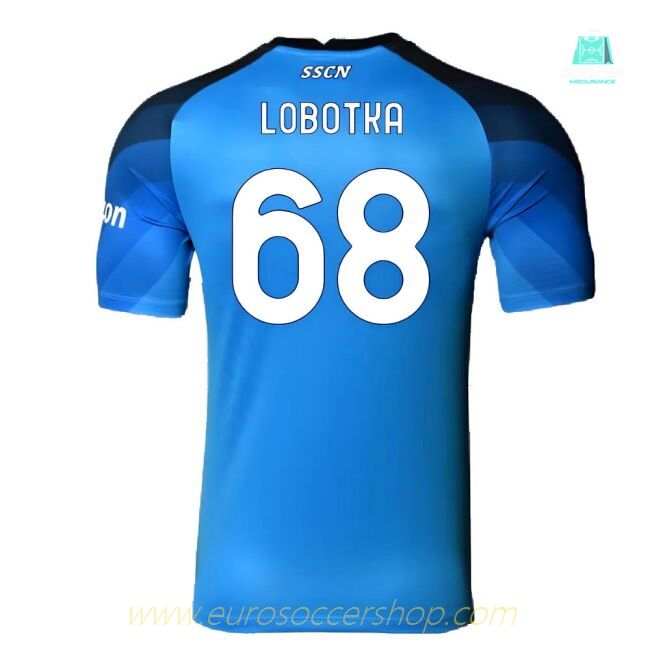 Napoli 2022-23 Player Issue Home Shirt (3XL) (Lobotka 68) (Excellent)