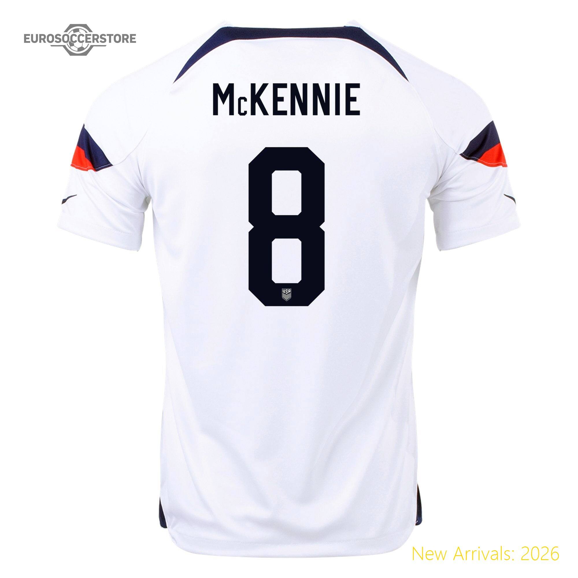 Iconic Design Men Usa Weston Mckennie Home Superior Jersey 2022