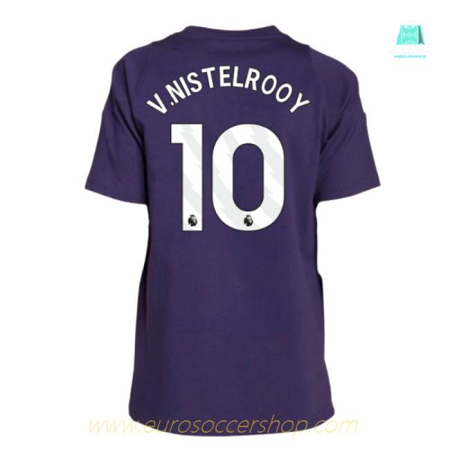 2025-2026 Man Utd Training Tee (Aurora Plum) - Kids (V.Nistelrooy 10)