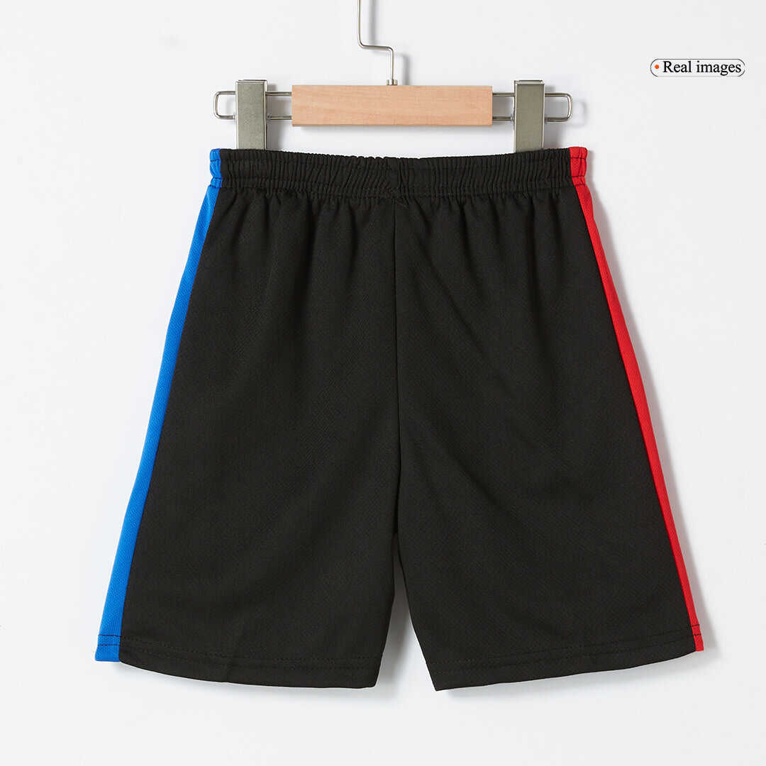 Kid's Barcelona Away Soccer Jersey Kit(Jersey+Shorts) 2024/25 - Spotif