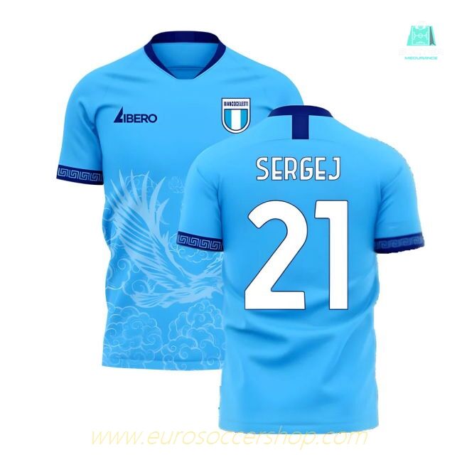 Lazio 2025-2026 Home Concept Football Kit (Libero) (SERGEJ 21)