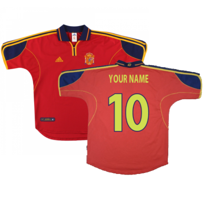 1999-2000 Spain Soccer Team Home Strip