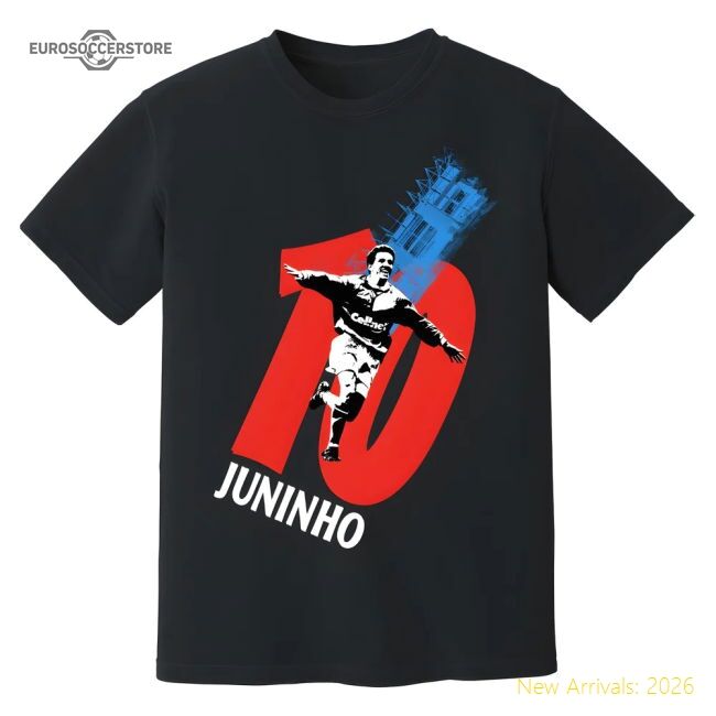 Premium Juninho Middlesbrough Premier League Legend T-shirt (black)