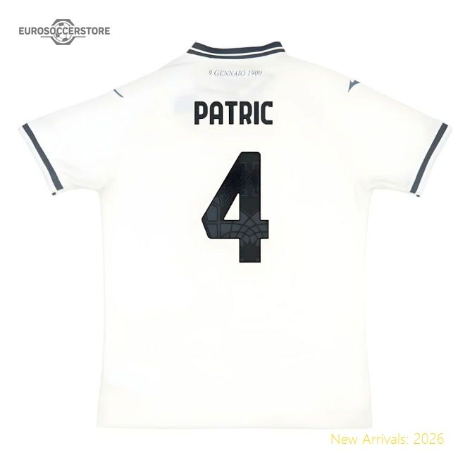 2025-2026 Lazio Away Top-tier Jersey Patric Performance Fabric