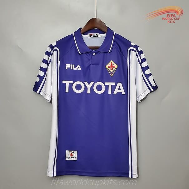 Fiorentina Home Game Football Shirt season 99-00
