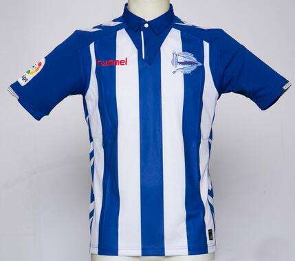 Deportivo Alavés Home 201617 Soccer Jersey Shirt - Official Replica