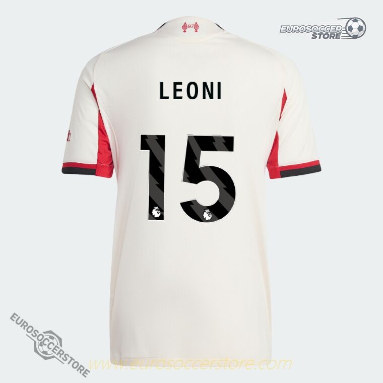 LEONI 15 Liverpool Away Jersey 25-26 (Player Version)