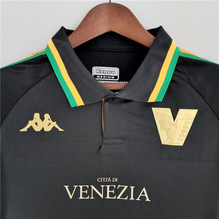 Venezia FC 2223 Home Black Soccer Jersey Football Shirt - Official