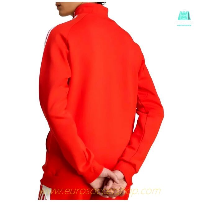 2025-2026 Bayern Munich UBP Doubleknit Track Top (Red)