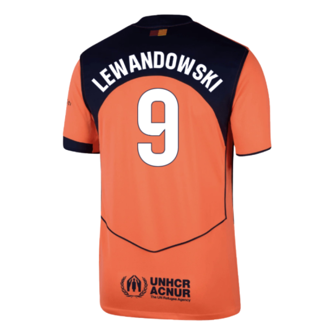 2025-2026 Barcelona Third Great Deal Football Shirt (Lewandowski 9)