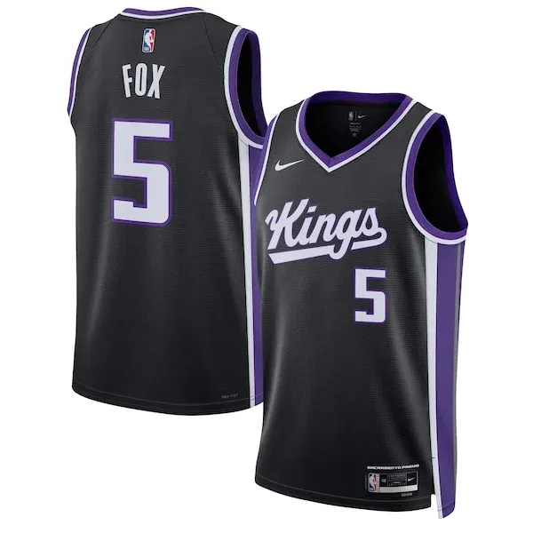 De'Aaron Fox SAC Basketball Jersey - Value Deal - Licensed Product