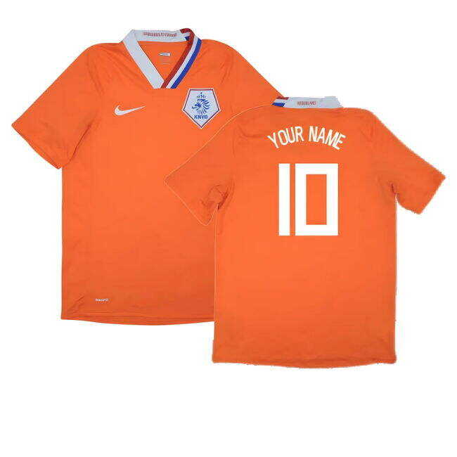 Minimalist Holland 2008-10 Home Shirt ((Excellent) M) (Your Name) Unique