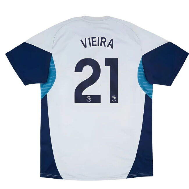 Adult 2025-2026 Arsenal Training Shirt (Grey Two) (Vieira 21)