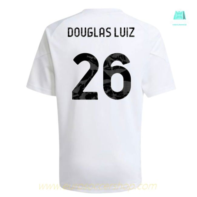 2025-2026 Juventus Training Shirt (White) - Kids (Douglas Luiz 26)