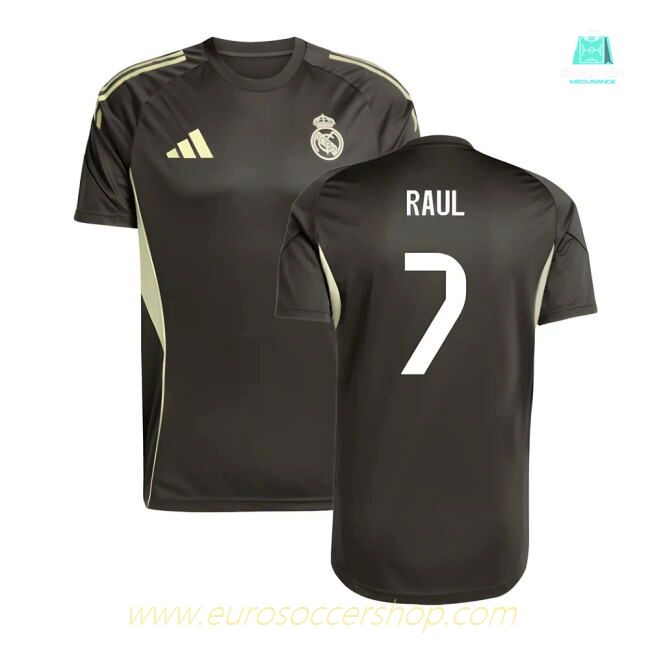 2025-2026 Real Madrid Training Jersey (Utility Grey) (Raul 7)