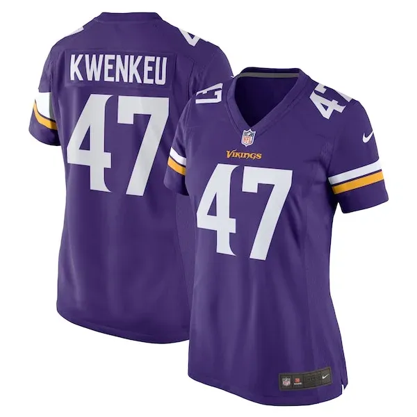 None William Kwenkeu Game Jersey - Purple | NFL Player Jersey