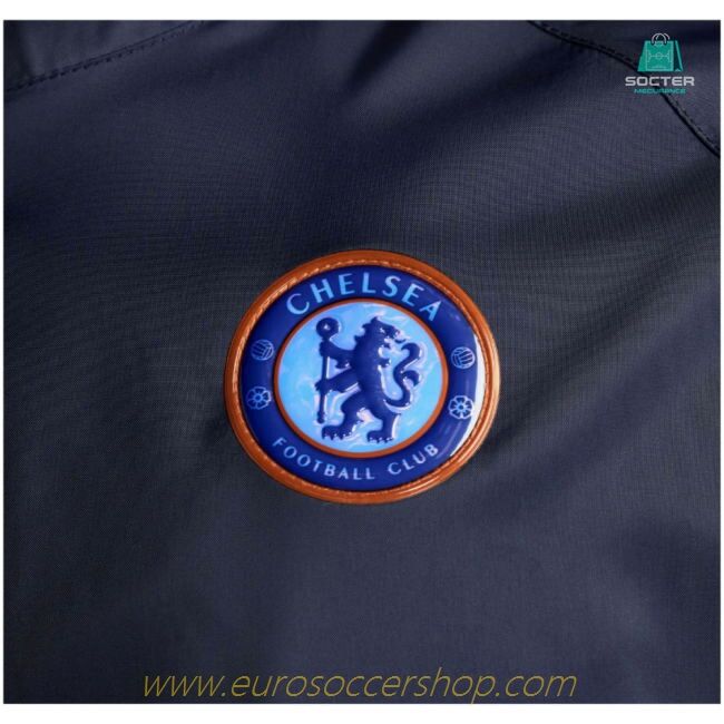 2024-2025 Chelsea Hooded Woven Tracksuit (Navy)
