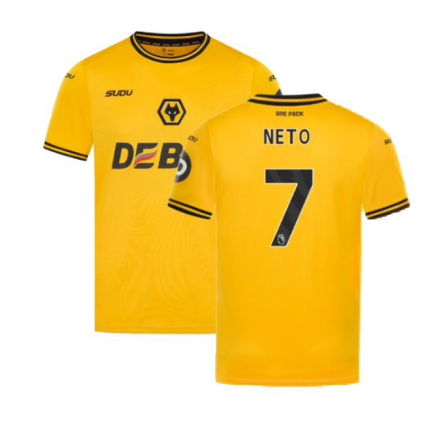 True Wolves Wolves Home Shirt Neto #7 Official Licensed New Releas...