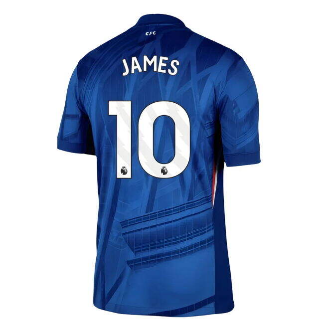Chelsea 2025-20 Home Football Shirt Featuring James 10 L M S