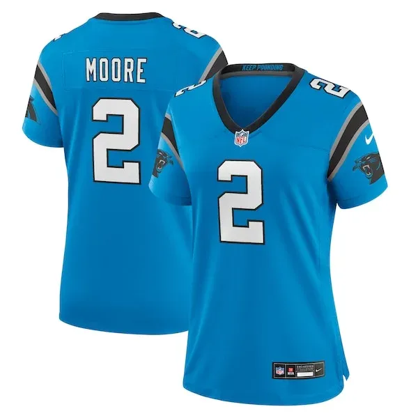 None Moore Carolina  Jersey - Blue | NFL Player Jersey | NFL Football