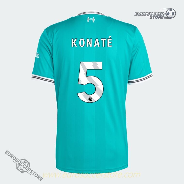 Liverpool's 25-26 Third Jersey, featuring KONATÉ with the number 5.