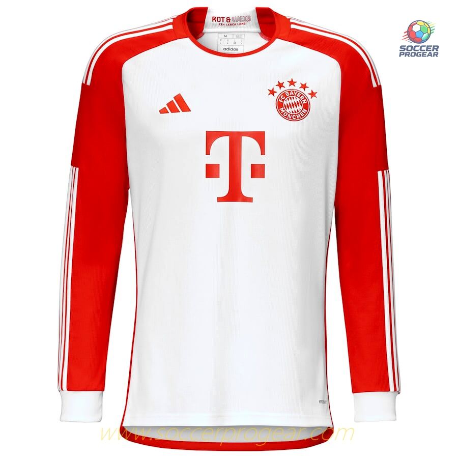 BAYERN MUNICH Fan Edition HOME SHIRT 2023 2024 LONG SLEEVE
