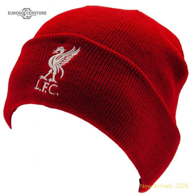 Authentic Liverpool Fc Red Cuff Beanie - Premium Quality Football