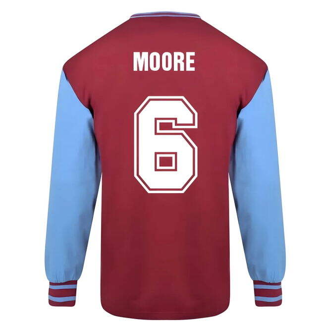Football Fa Cup Final Retro Shirt Moore #6 Durable Material Faithf...