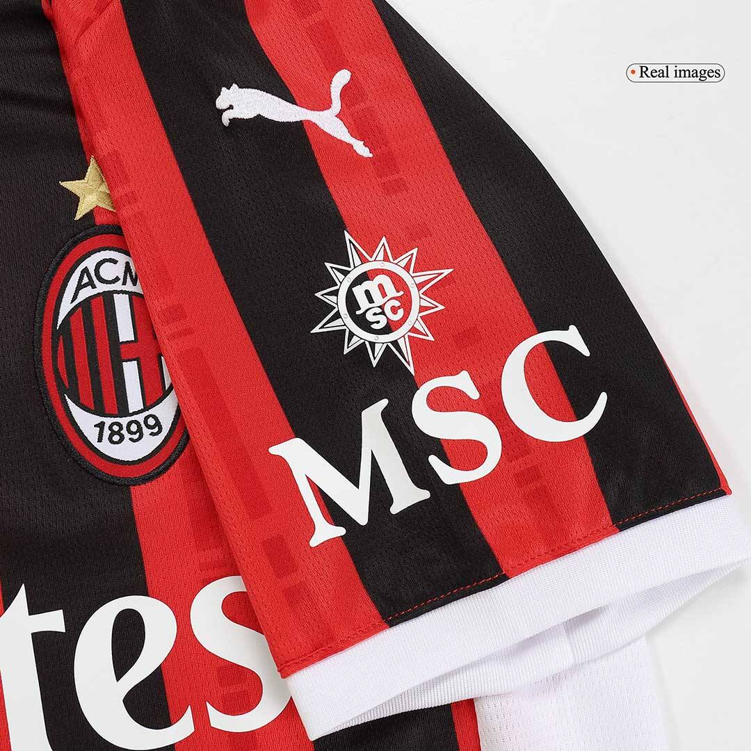 AC Milan Home  Soccer Jersey 2024/25 Authentic Kit