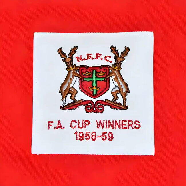 match worn Nottingham Forest 1959 FA Cup Final Retro Football Shirt