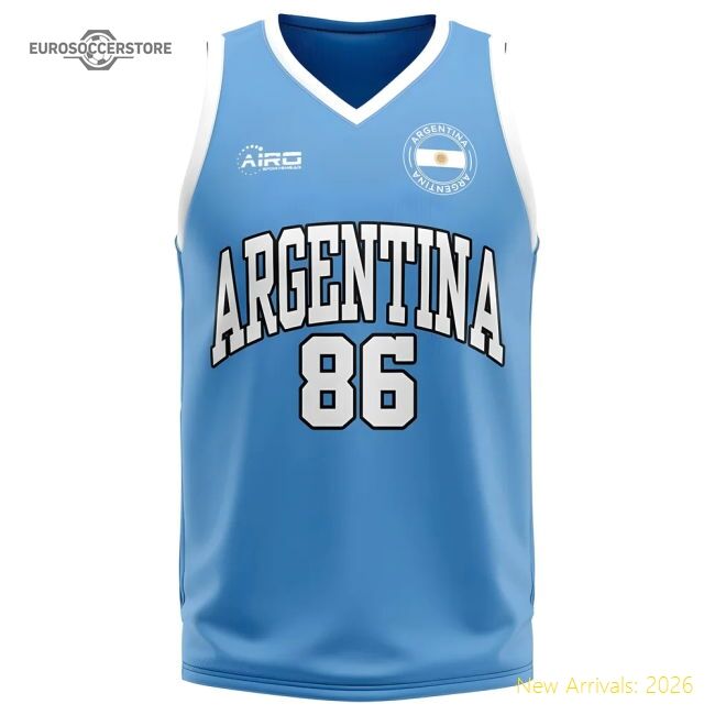 Durable Football Argentina Jersey - Trendy 2024-2025 Athletic