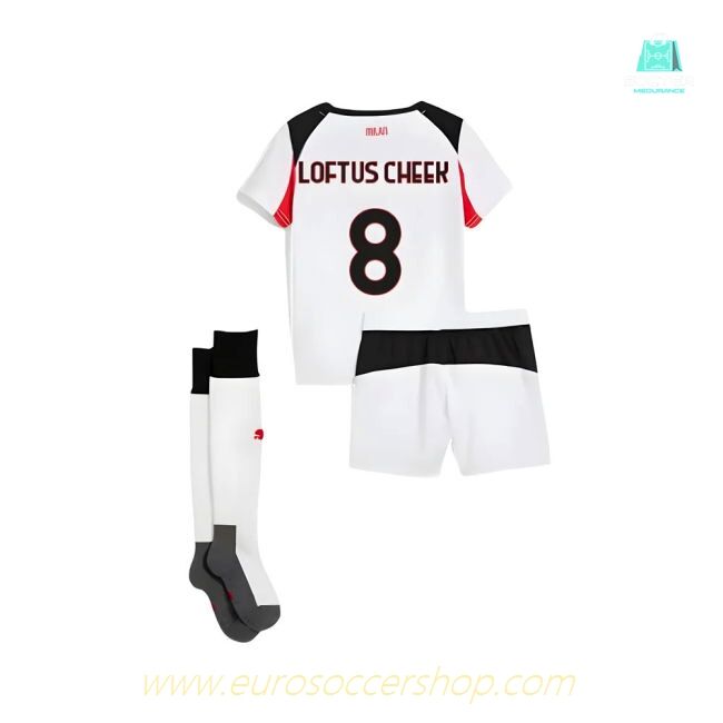 2025-2026 AC Milan Away Mini Kit (Loftus Cheek 8)