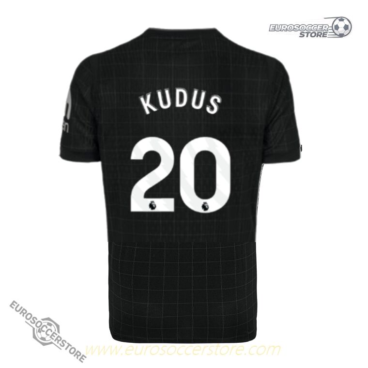 Away Jersey of Tottenham Hotspur Featuring KUDUS 20 for the 25-26 Season
