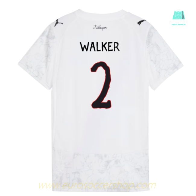 2025-2026 KIDSUPER x Manchester City CWC Shirt (White) - Womens (Walker 2)