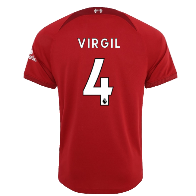 Liverpool 2022-20 Home Jersey VIRGIL #4 L M S