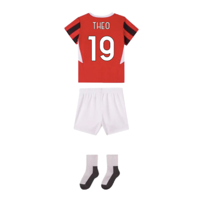 Replica Acm Ac Milan Home Baby Kit Theo #19 High Performance 2024-...